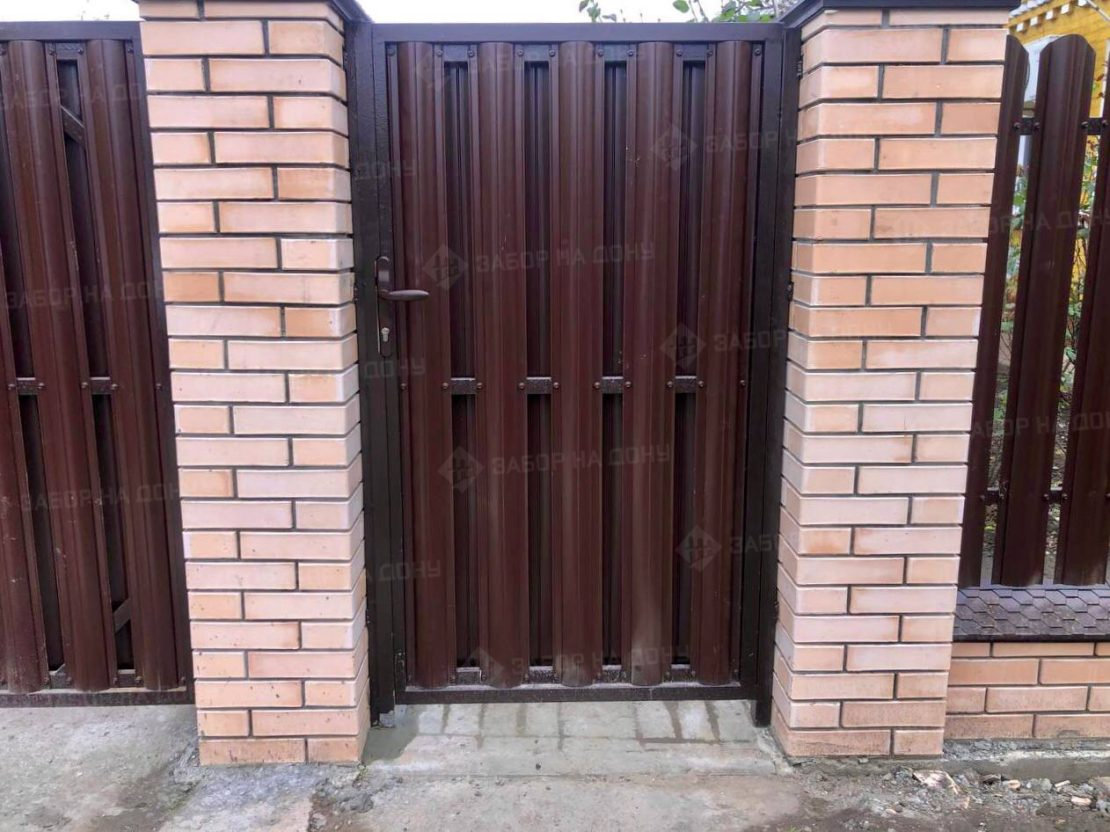Калитка из евроштакетника  в Истре